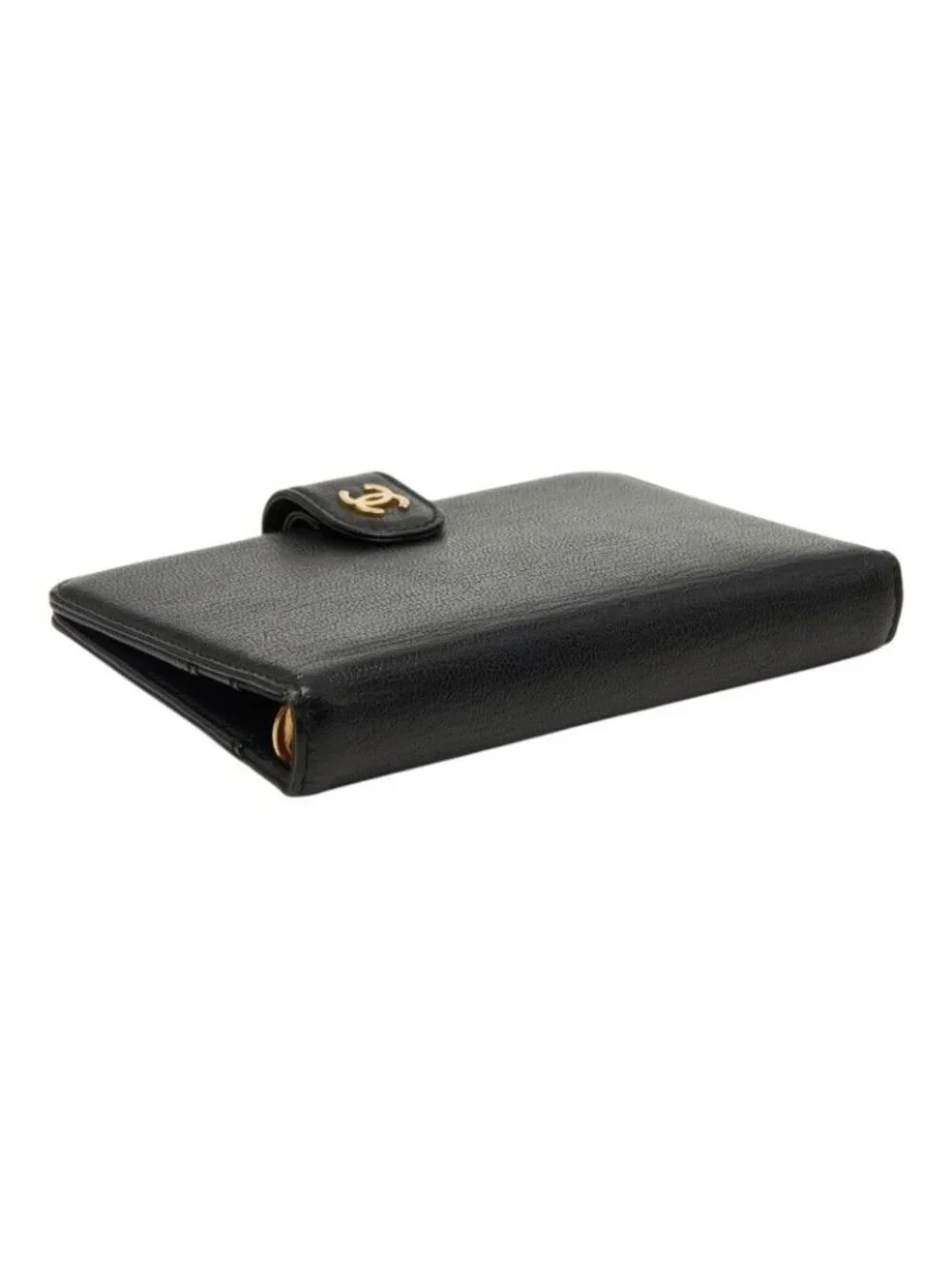 Chanel CC Logo Notebook Cover Leather Agenda